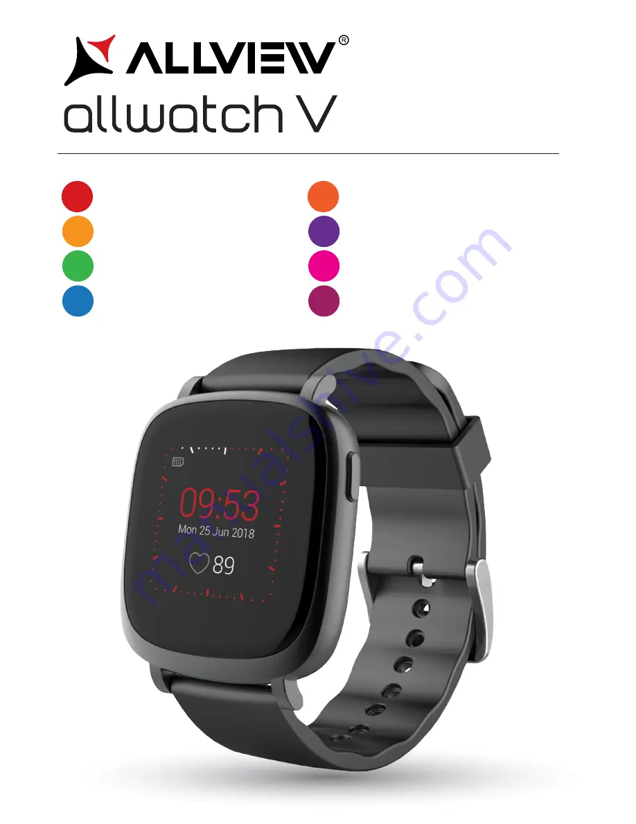 Allview Allwatch V Скачать руководство пользователя страница 1