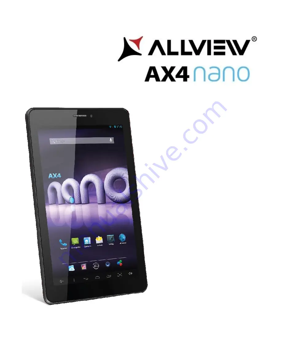 Allview AX4 nano User Manual Download Page 1