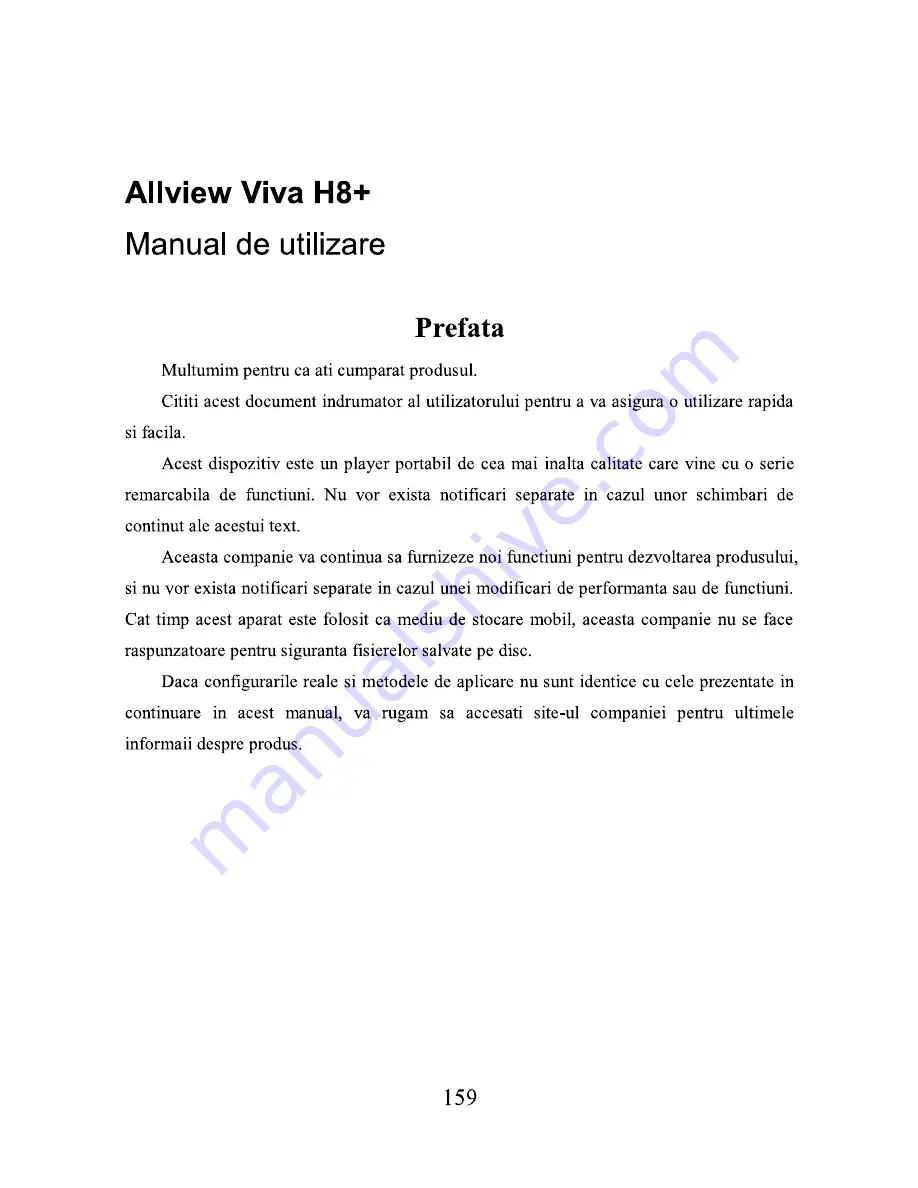 Allview VIVA H8+ User Manual Download Page 159