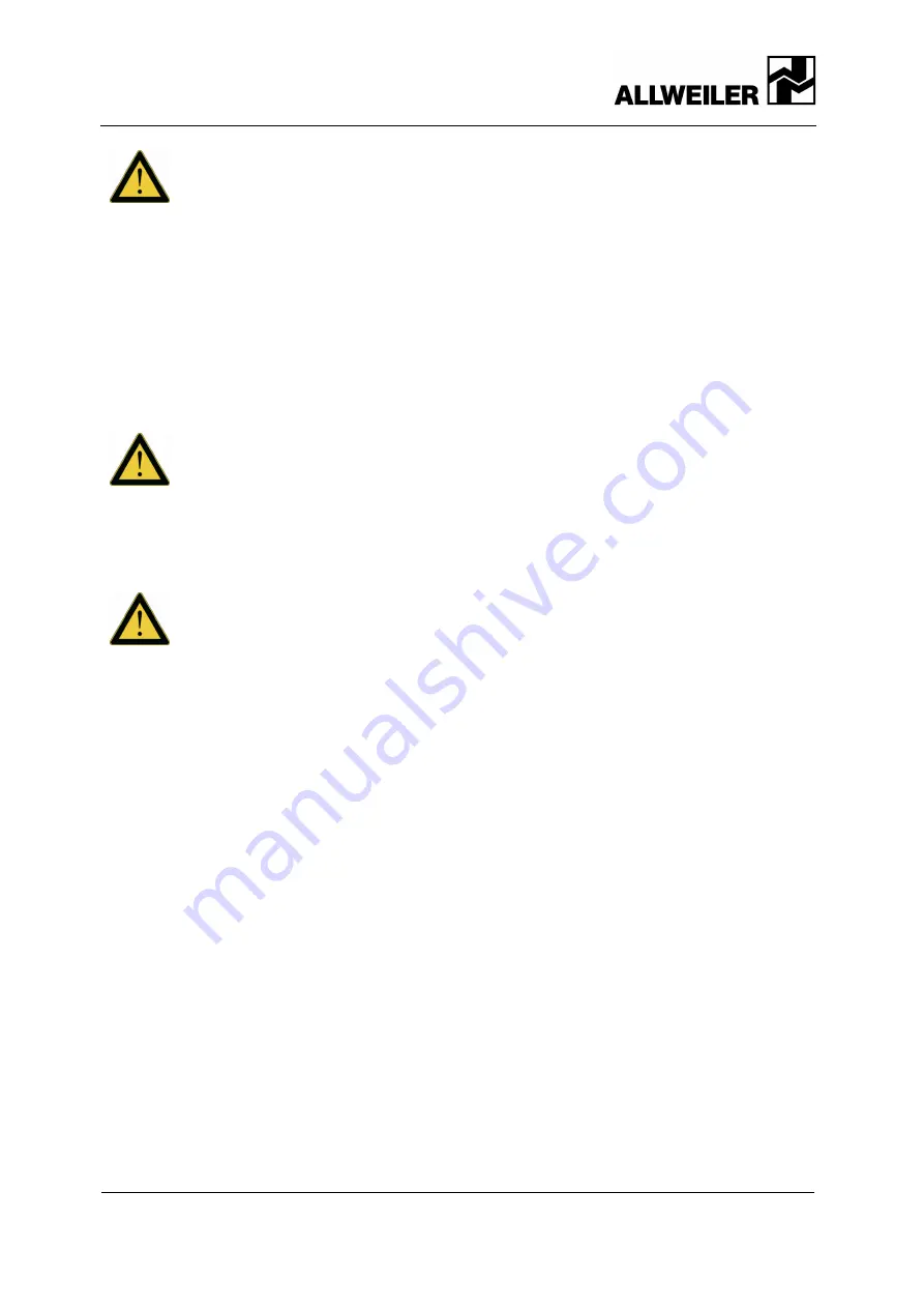 Allweiler AE E Series Operating And Maintenance Instructions With Instructions For Assembly And Disassembly Download Page 26