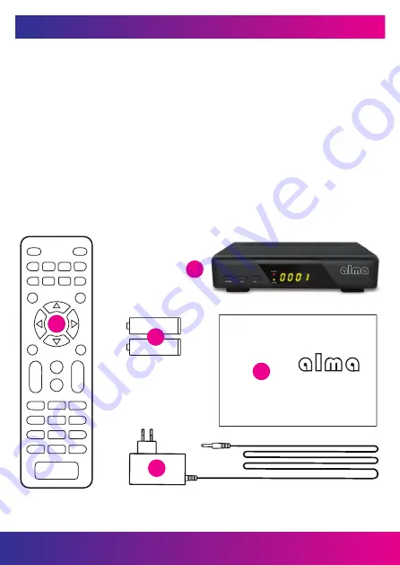 Alma 2820 DVB-T2 Скачать руководство пользователя страница 20