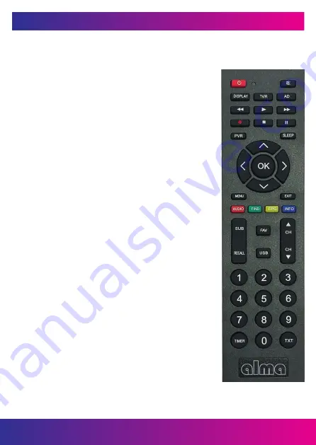 Alma 2820 DVB-T2 Скачать руководство пользователя страница 40