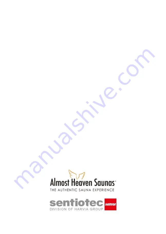 Almost Heaven Saunas AHBRL66RU Instructions For Installation And Use Manual Download Page 50