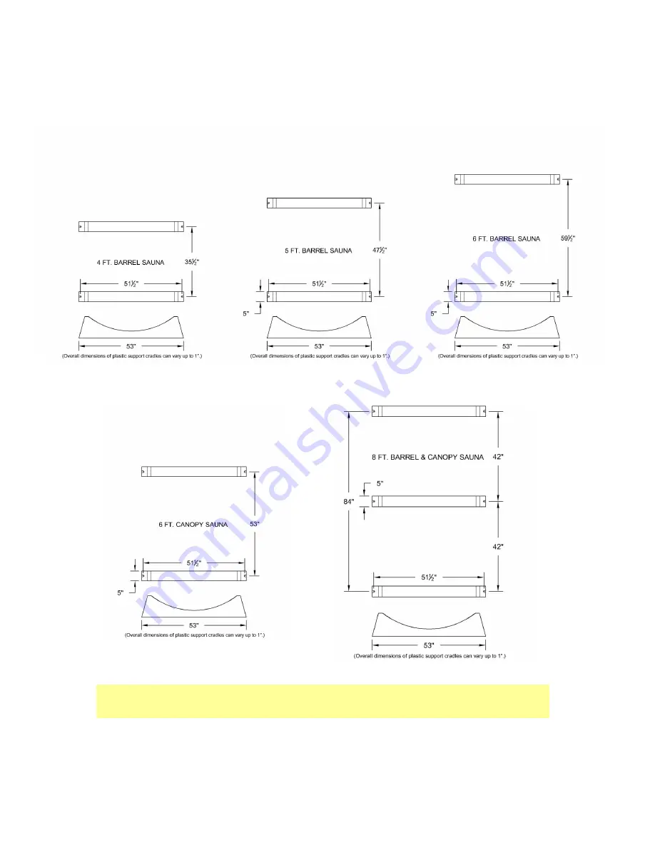 Almost Heaven Saunas Canopy Barrel Installation And Owner'S Manual Download Page 5