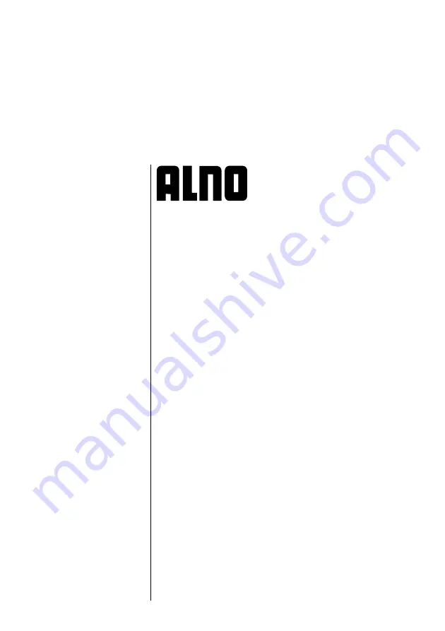 Alno AKE 8130 IW Instruction Book Download Page 16