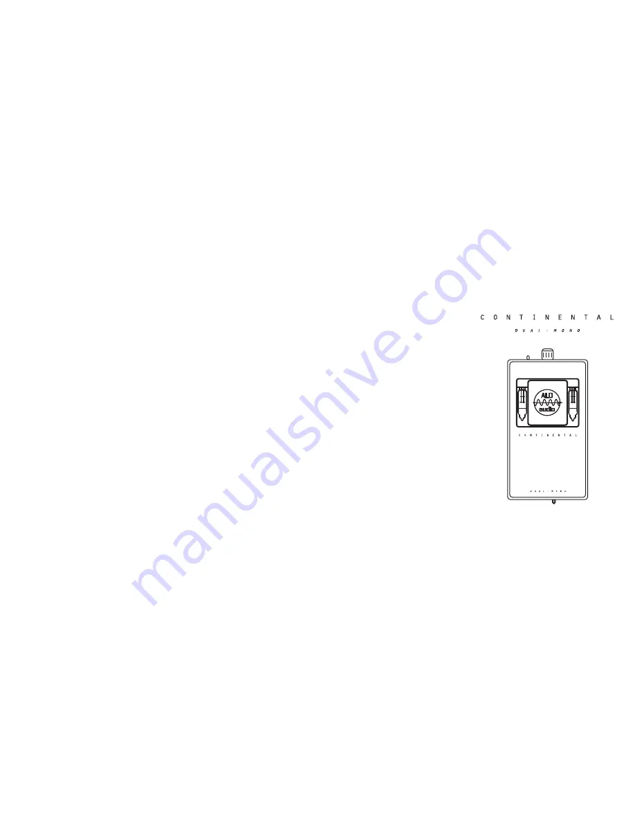 ALO Audio Continental Dual-Mono User Manual Download Page 1