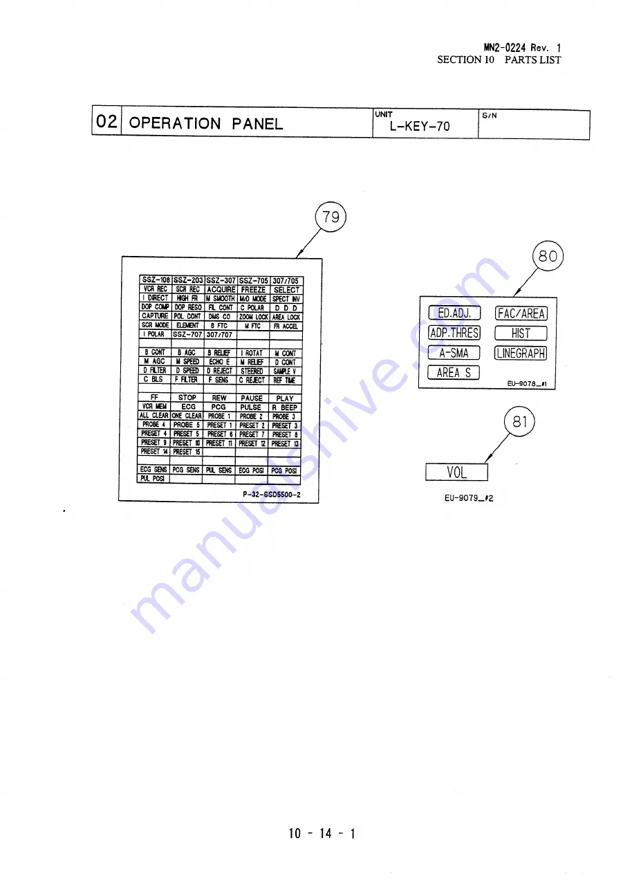 Aloka ProSound SSD-5500 Specifications Download Page 63