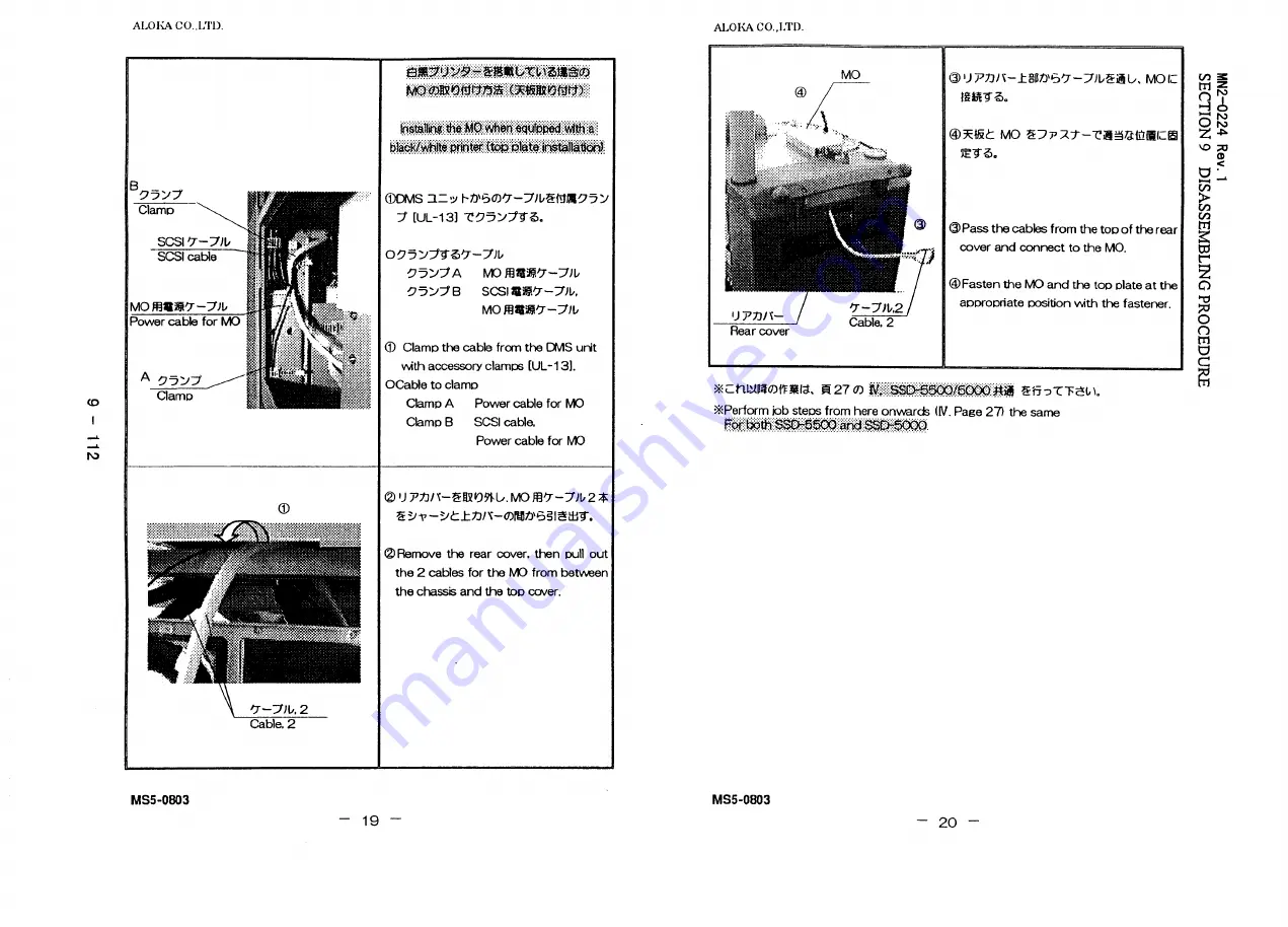 Aloka ProSound SSD-5500 Specifications Download Page 199