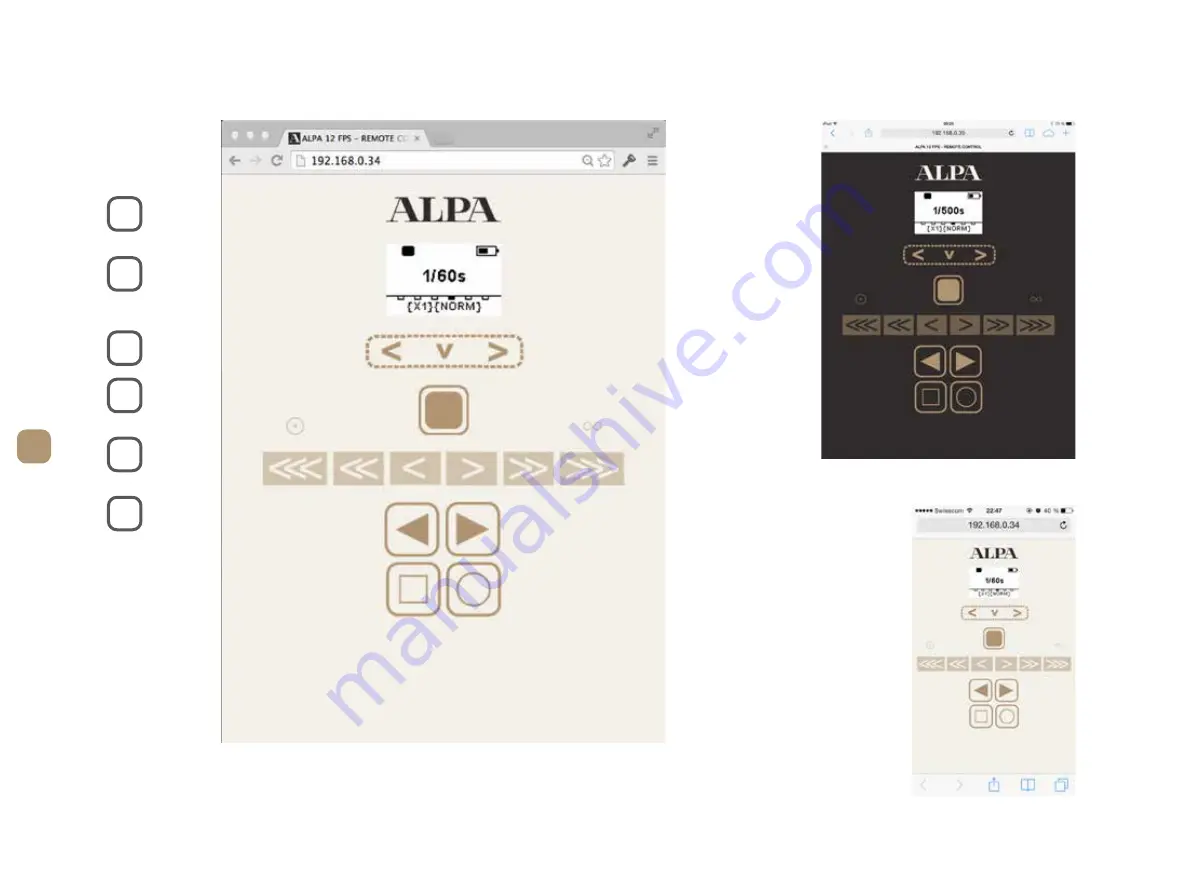 ALPA 12 FPS Instruction Manual Download Page 38