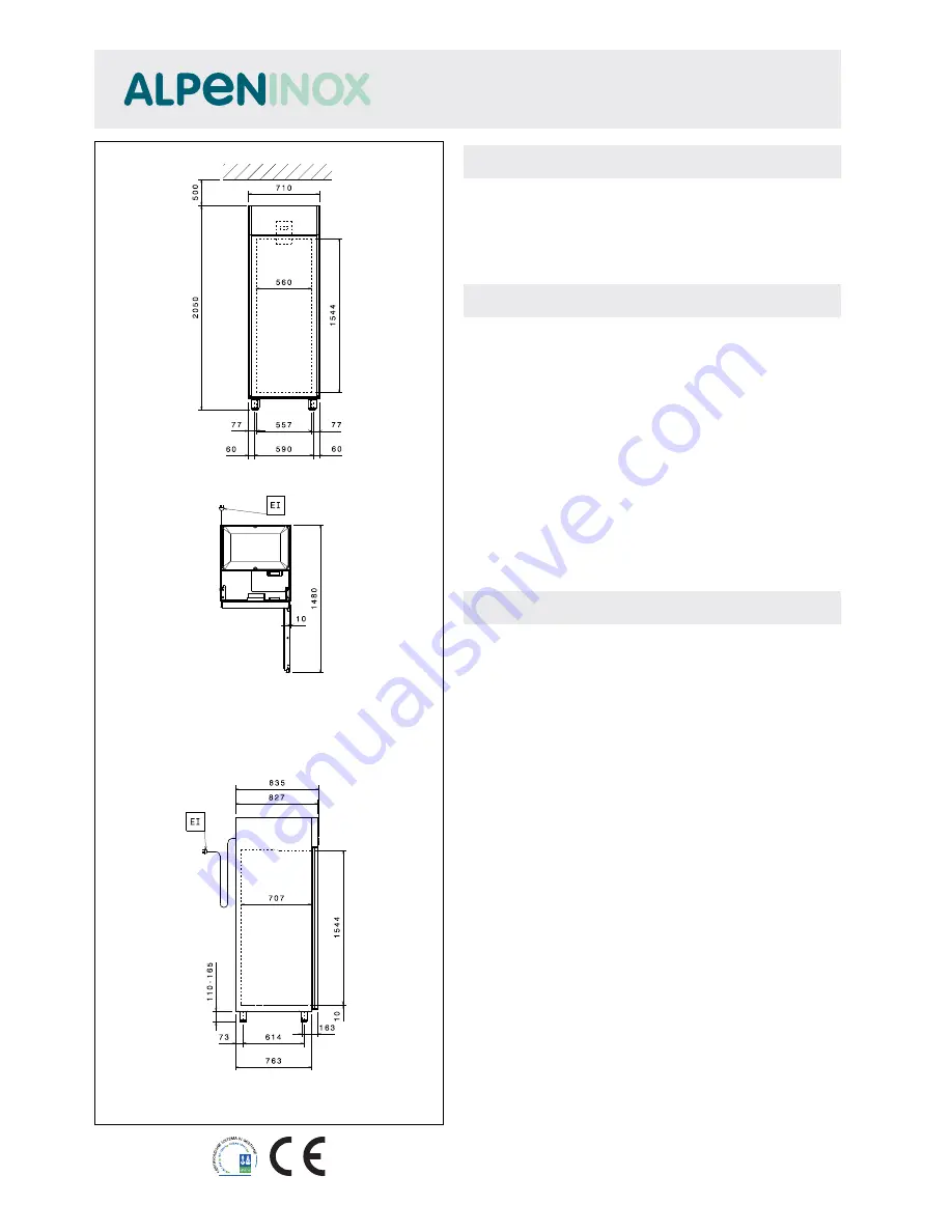 Alpeninox Crio Smart RE471FF Specifications Download Page 3