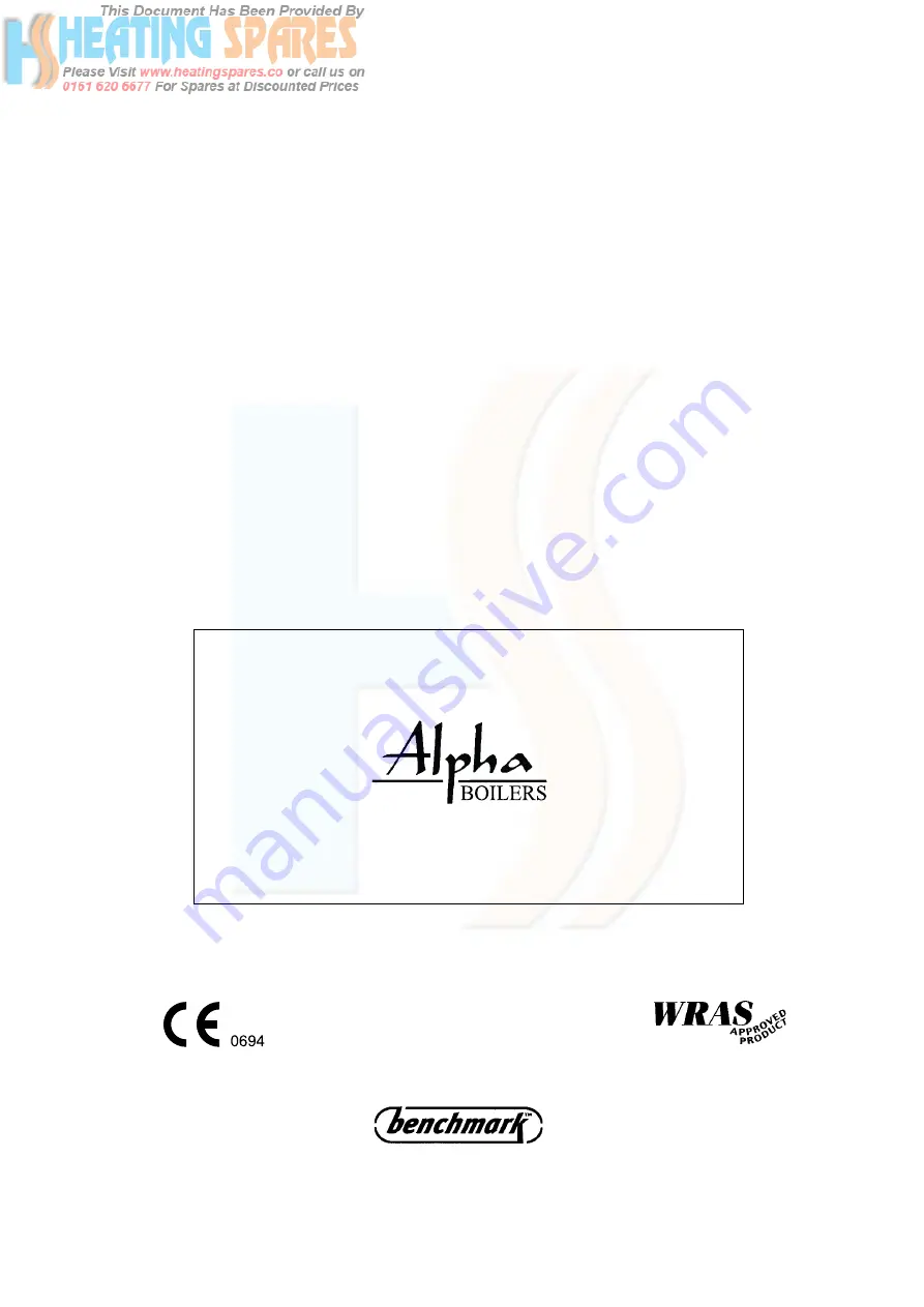 Alpha Boilers Alpha CD24C User Instructions Download Page 1