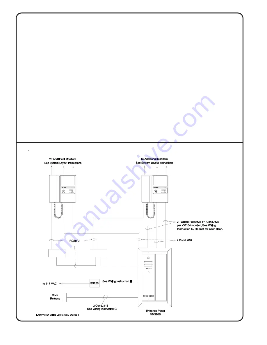 Alpha Communications TekTone Tek-View VM104 Installation Instructions Manual Download Page 4