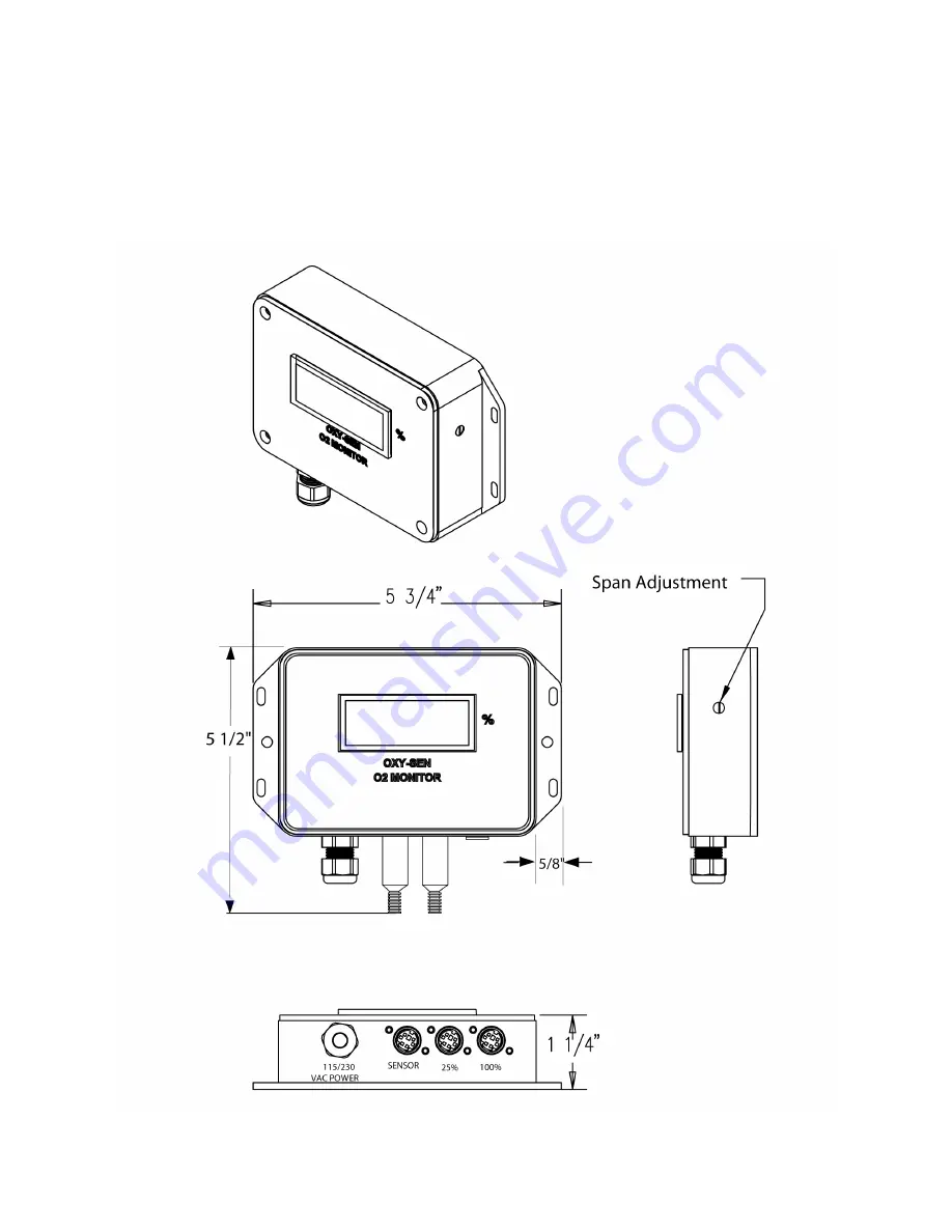 Alpha Omega Instruments OXY-SEN Instruction Manual Download Page 10