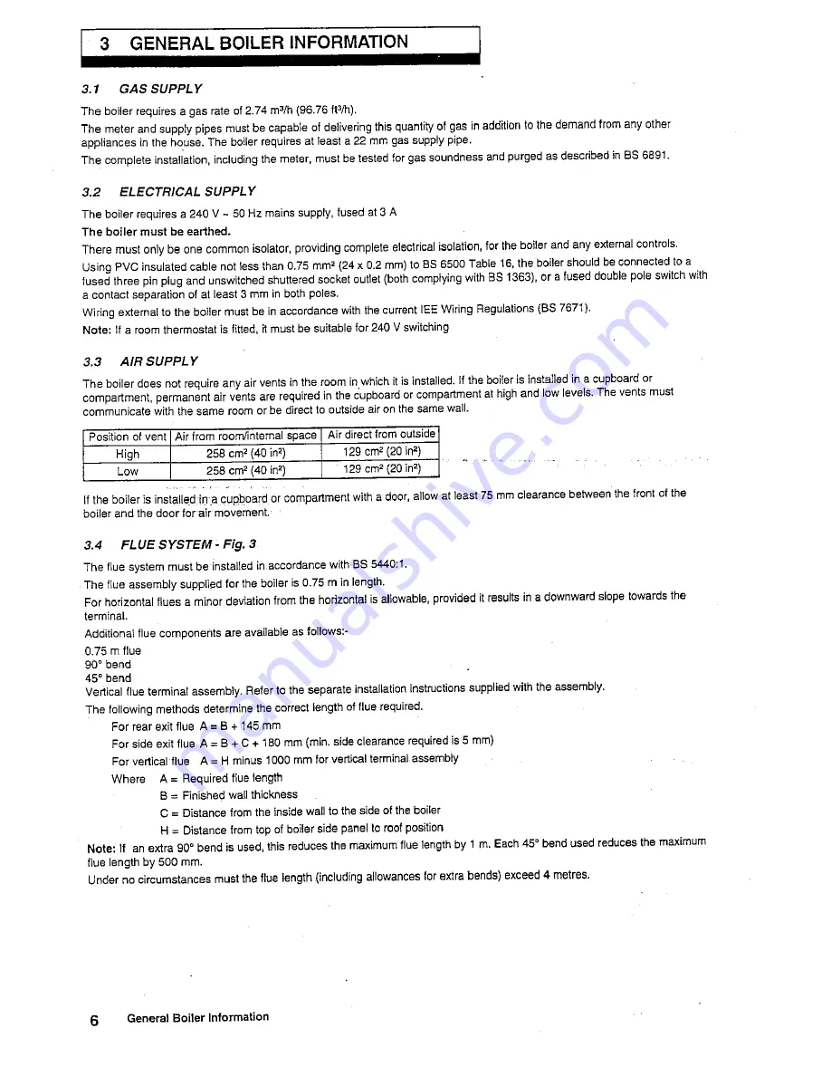 Alpha 240eco Installation And Servicing Instructions Download Page 6