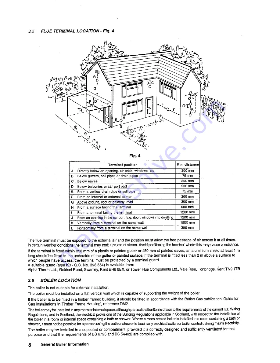 Alpha 240eco Installation And Servicing Instructions Download Page 8