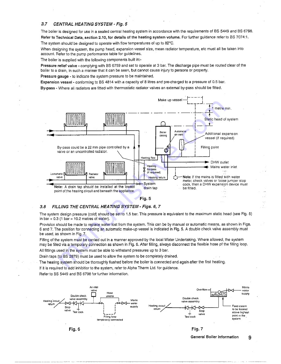 Alpha 240eco Installation And Servicing Instructions Download Page 9