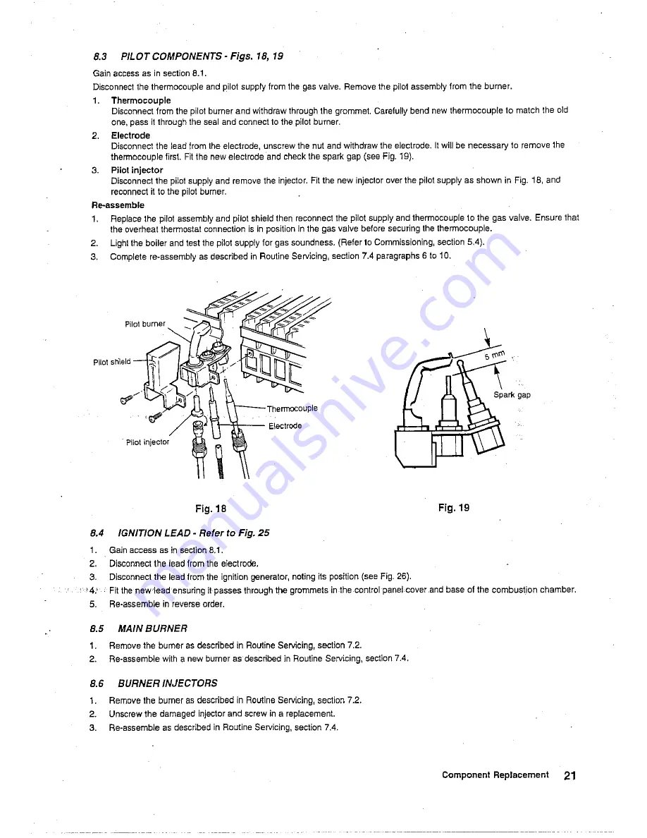 Alpha 240eco Installation And Servicing Instructions Download Page 21