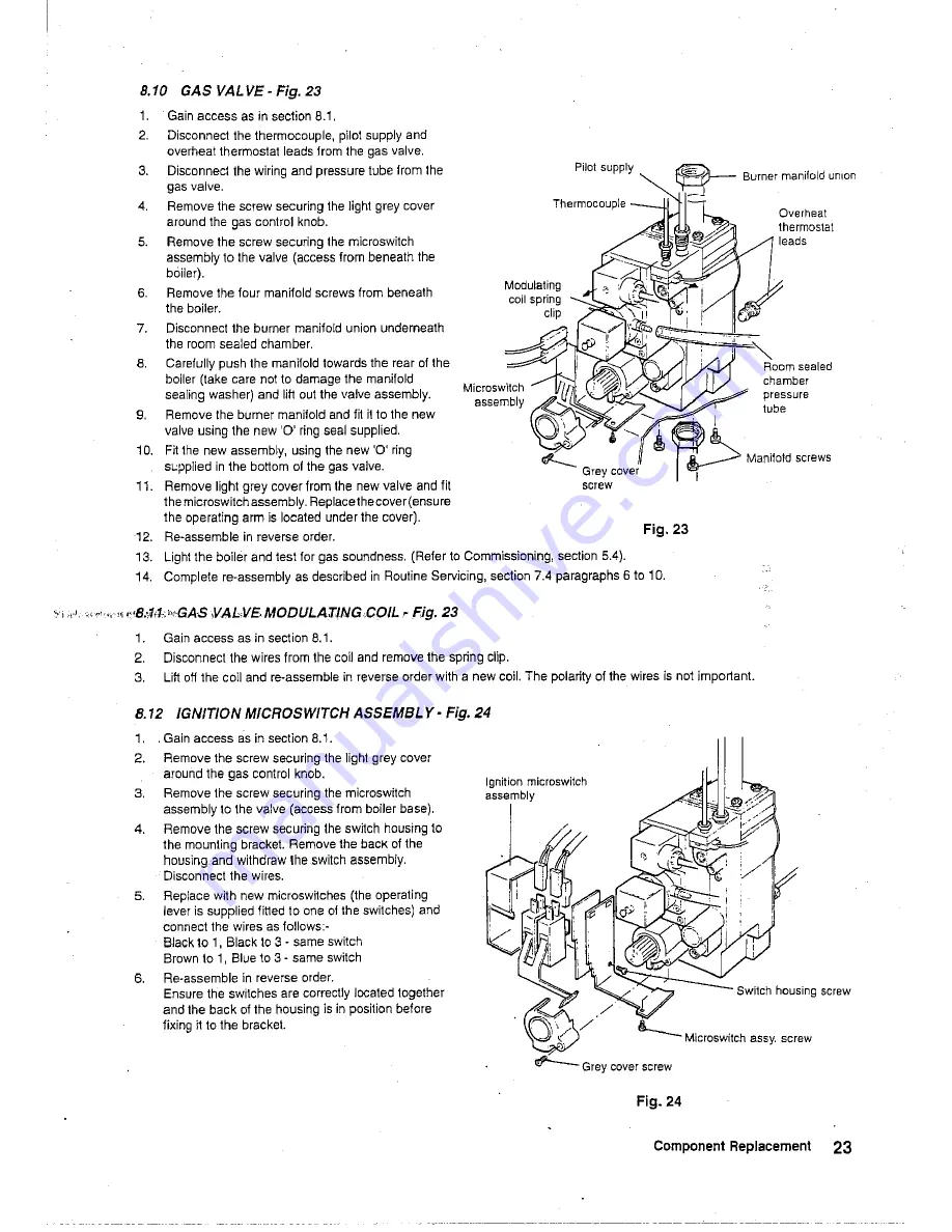 Alpha 240eco Installation And Servicing Instructions Download Page 23