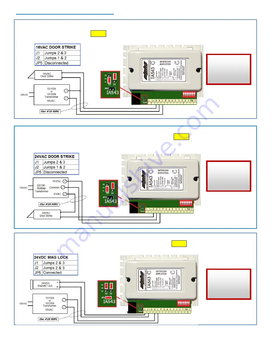 Alpha IA543 Installation & Configuration Manual Download Page 3