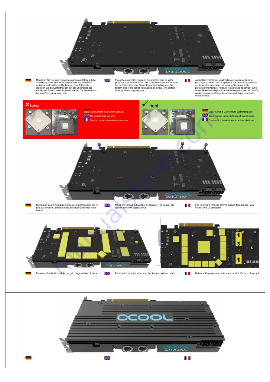 Alphacool GPX-A 390-M04 Instruction Manual Download Page 2