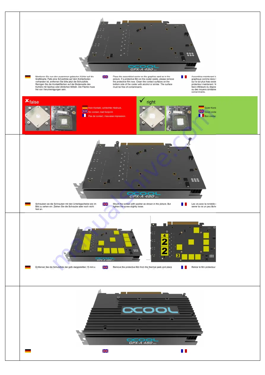 Alphacool GPX-A 480-M01 Скачать руководство пользователя страница 2