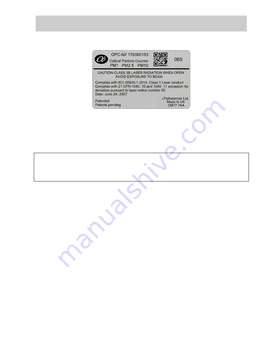 Alphasense OPC-N2 User Manual Download Page 4