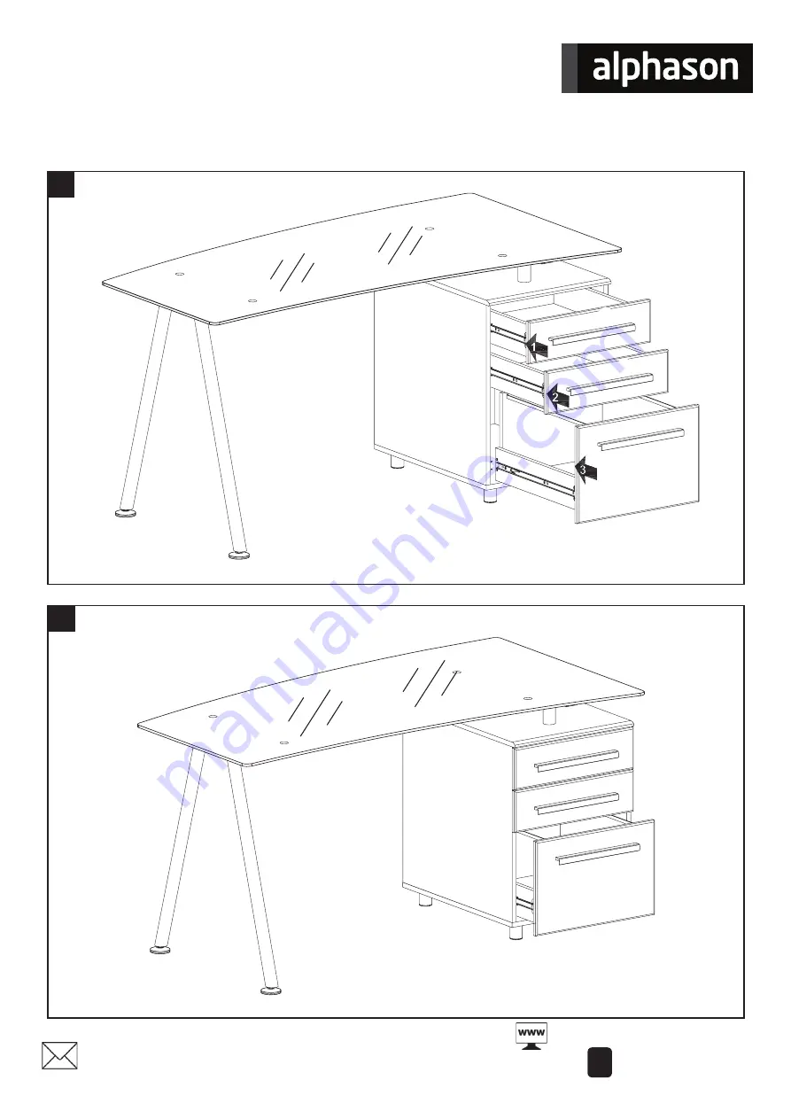 Alphason Cleveland Desk 3 AW23996 Скачать руководство пользователя страница 11