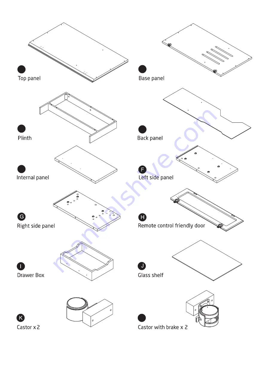 Alphason Element Modular EMTMOD850 Assembly Instructions Manual Download Page 3