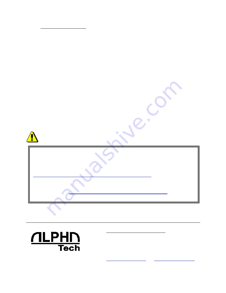 Alphatech Slim IPDP - 01 Installation And Operating Instructions Manual Download Page 3