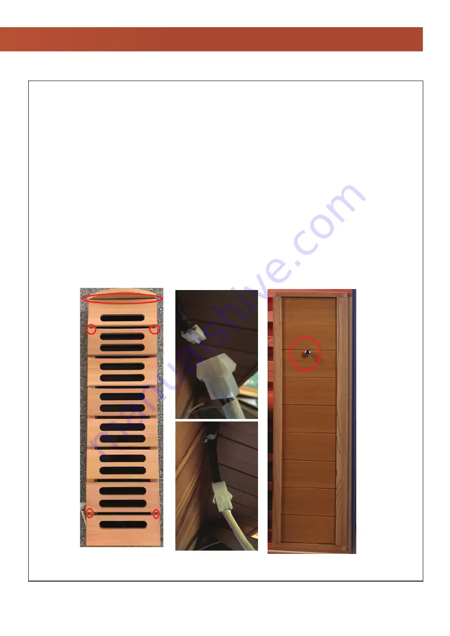 Alpine Saunas HY-YM6008 Installation & Owner'S Manual Download Page 19