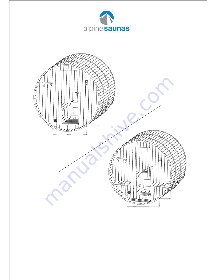 Alpine Saunas RWH300 Series Скачать руководство пользователя страница 1