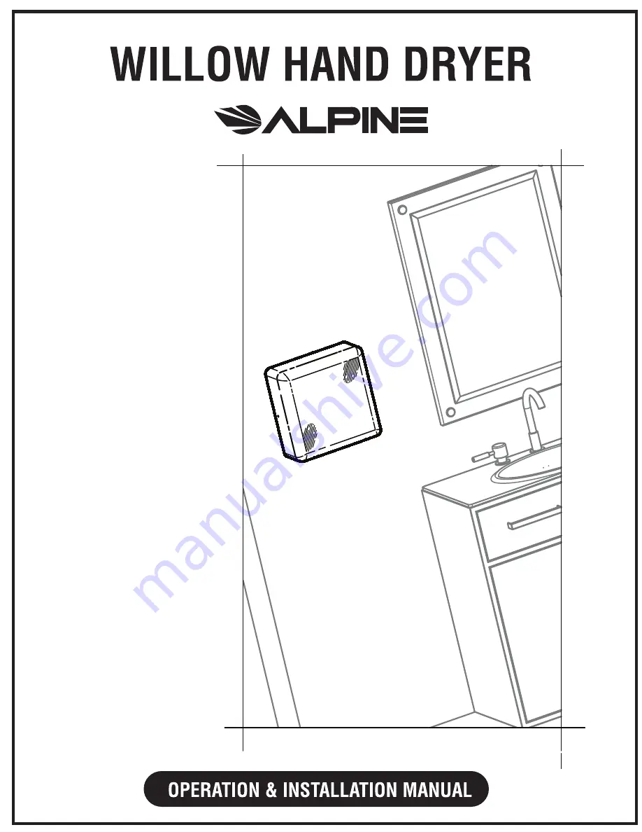 Alpine 405-10-BLA Operation & Installation Manual Download Page 1