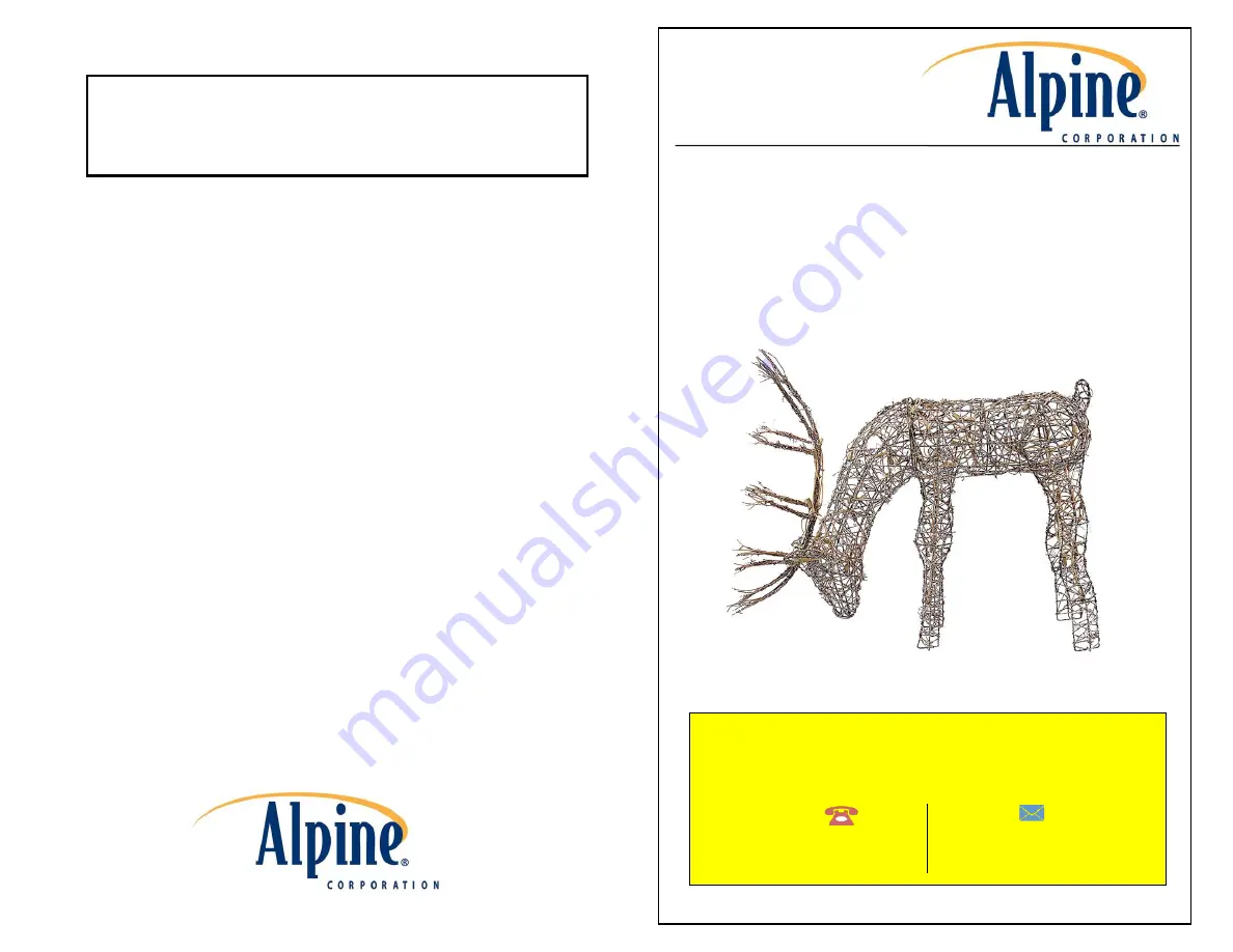 Alpine AUH166 Owner'S Manual Download Page 1