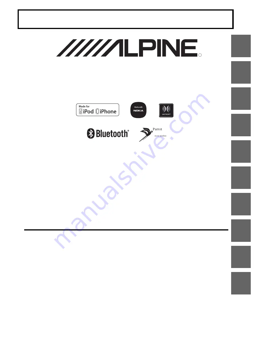 Alpine CDA-137BTI Скачать руководство пользователя страница 1