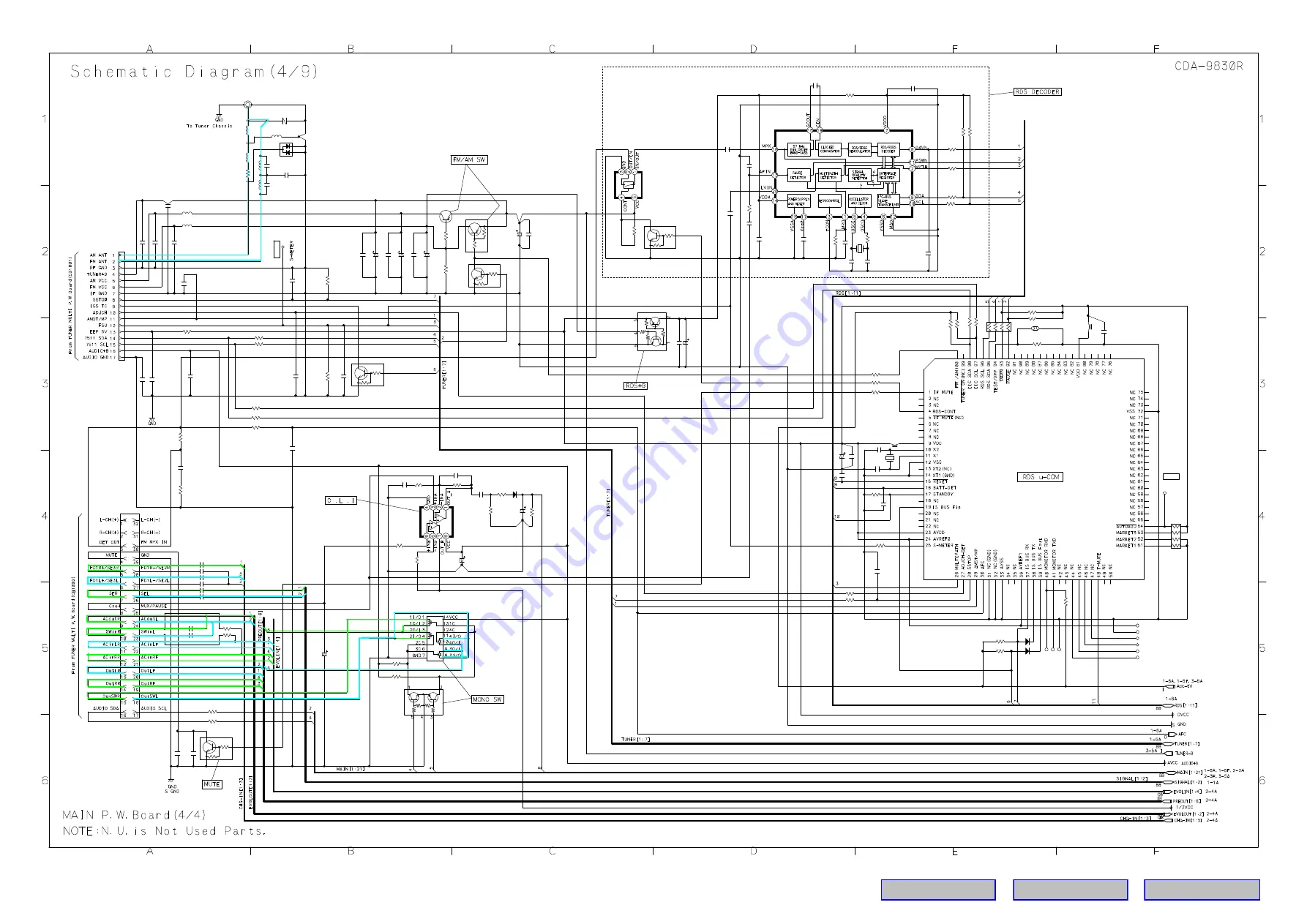 Alpine CDA-9830R Service Manual Download Page 16