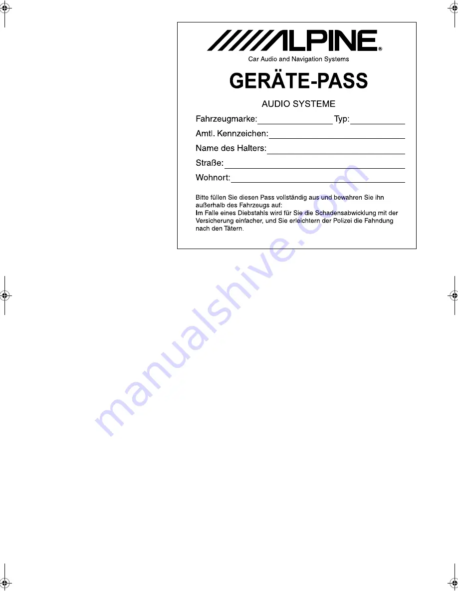 Alpine CDA-9883R Owner'S Manual Download Page 37