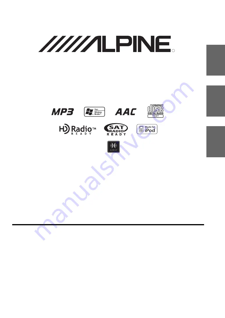 Alpine cda-9884 Owner'S Manual Download Page 89