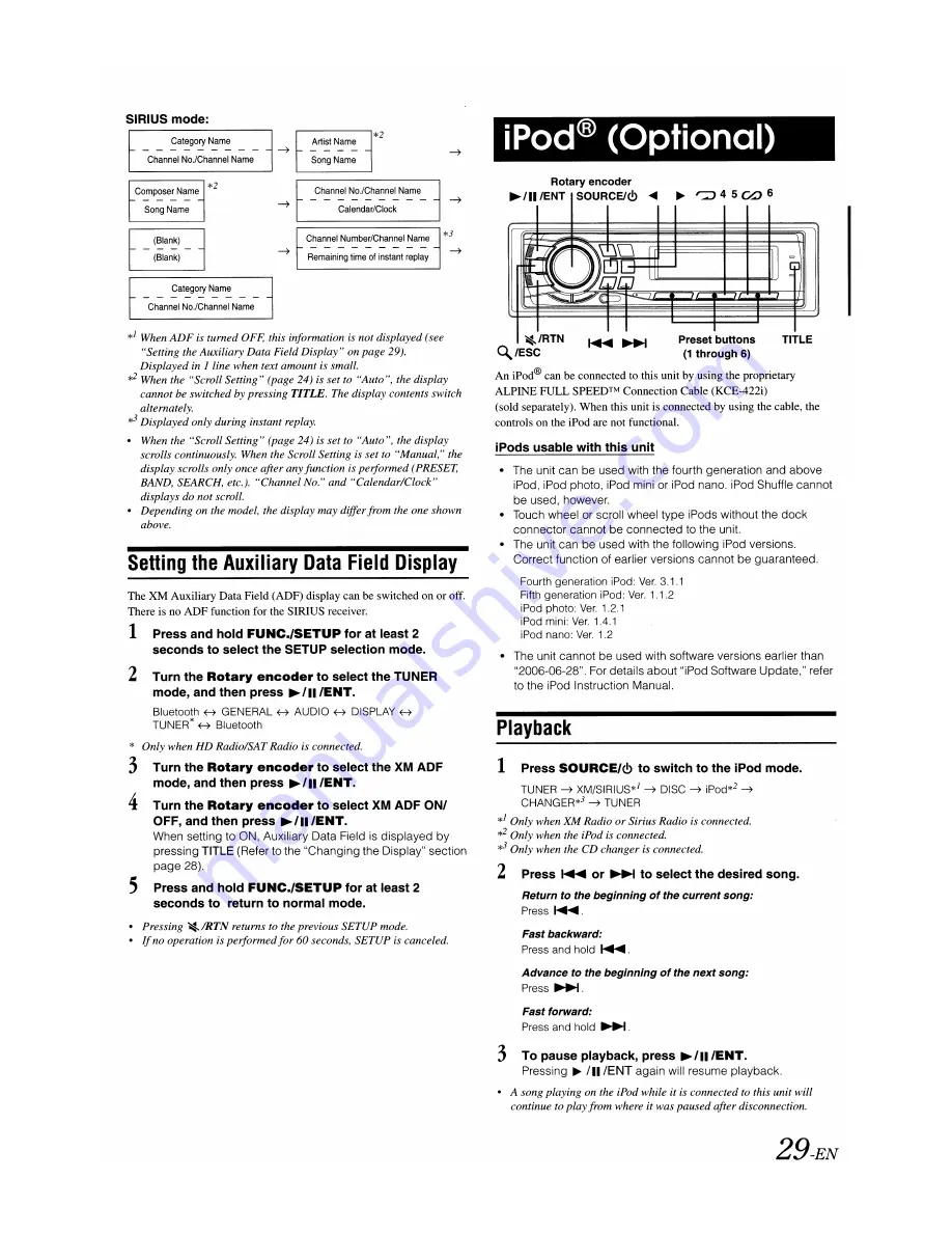 Alpine CDA-9887 Owner'S Manual Download Page 31