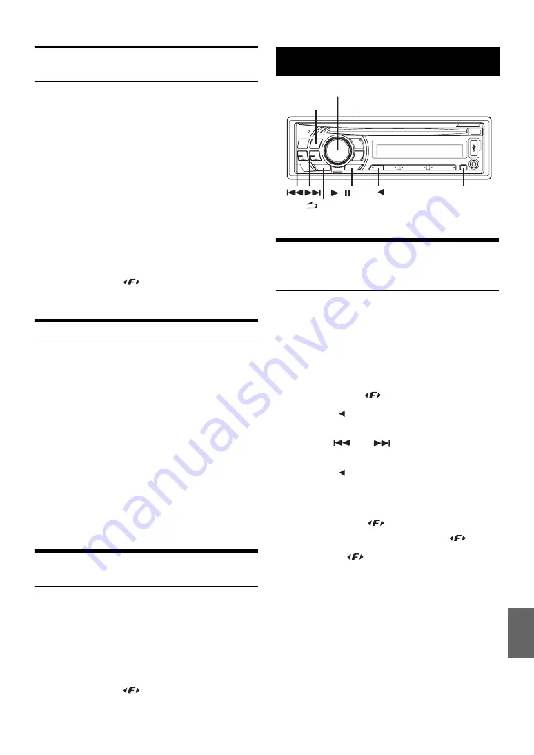 Alpine CDE-102BT Owner'S Manual Download Page 11