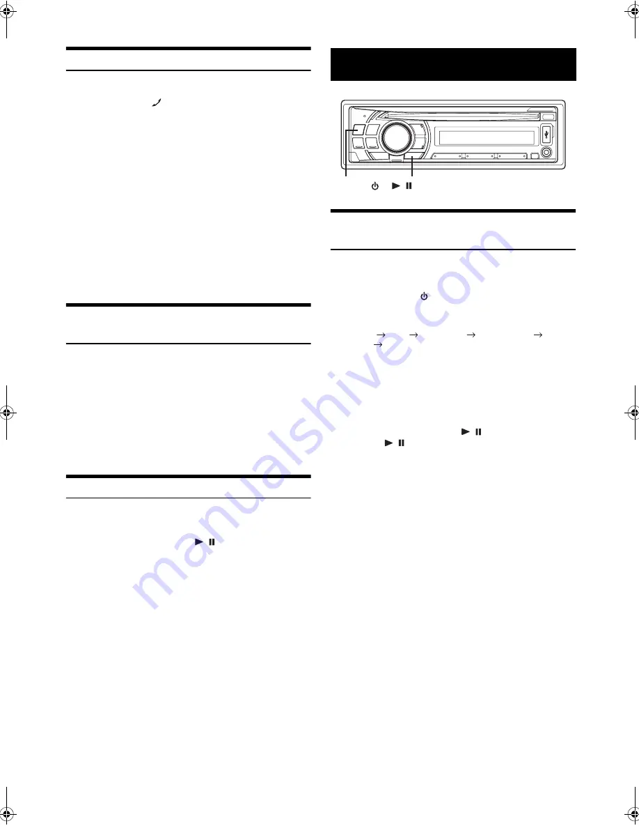 Alpine CDE-125EBT Owner'S Manual Download Page 22