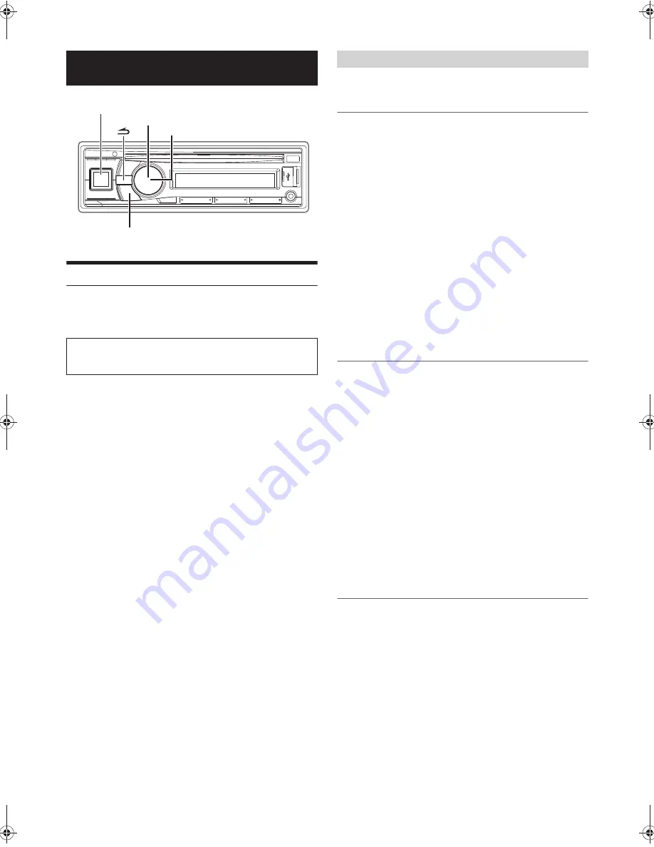 Alpine CDE-133EBT Owner'S Manual Download Page 18