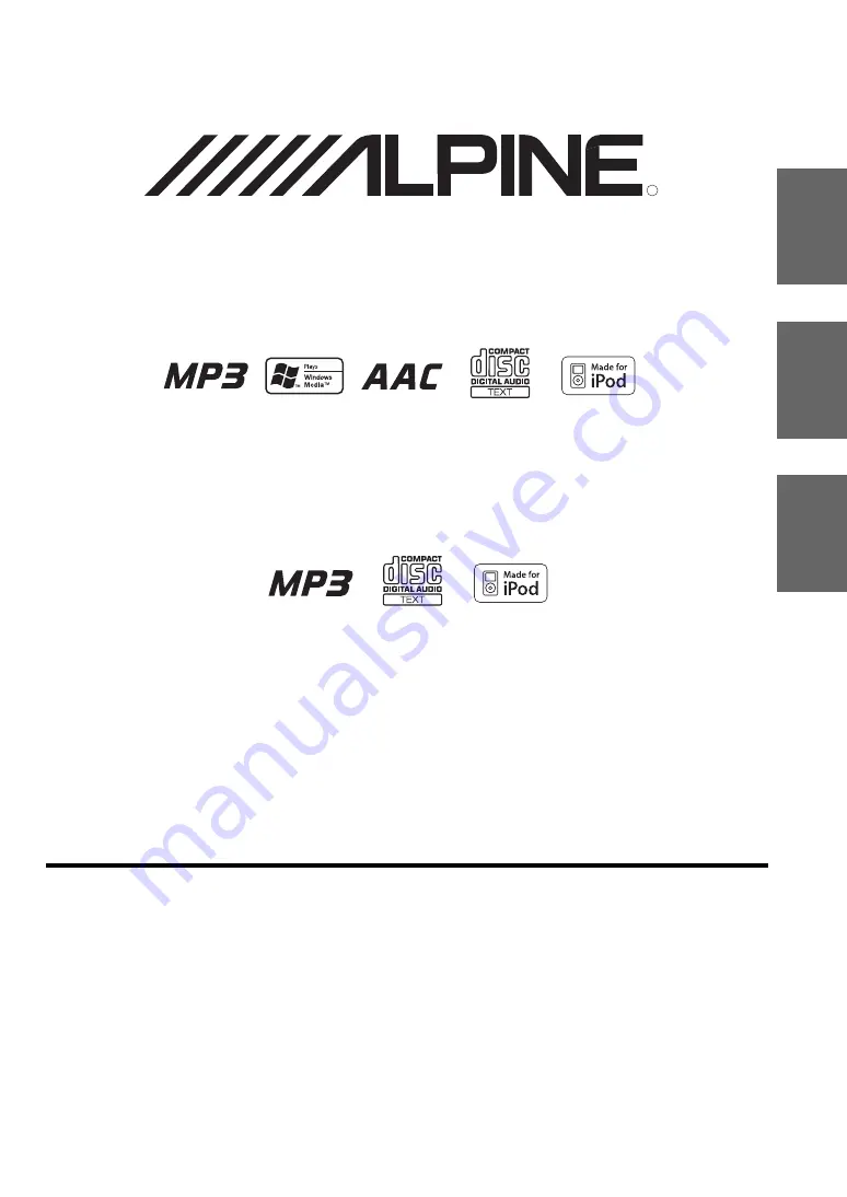 Alpine CDE 9872 - Radio / CD Скачать руководство пользователя страница 61