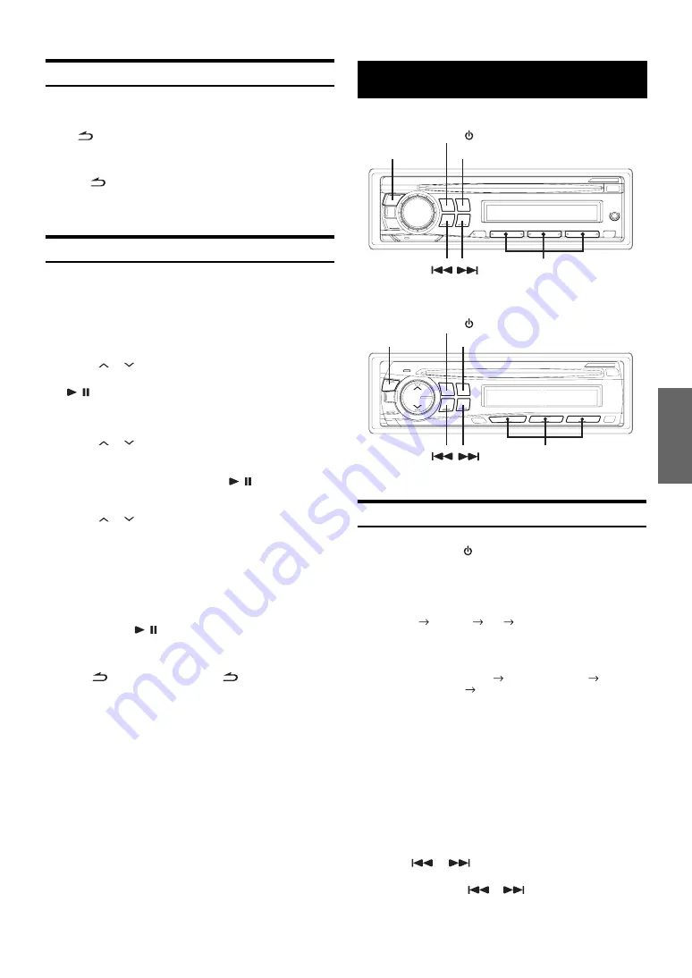 Alpine CDE 9872 - Radio / CD Скачать руководство пользователя страница 69