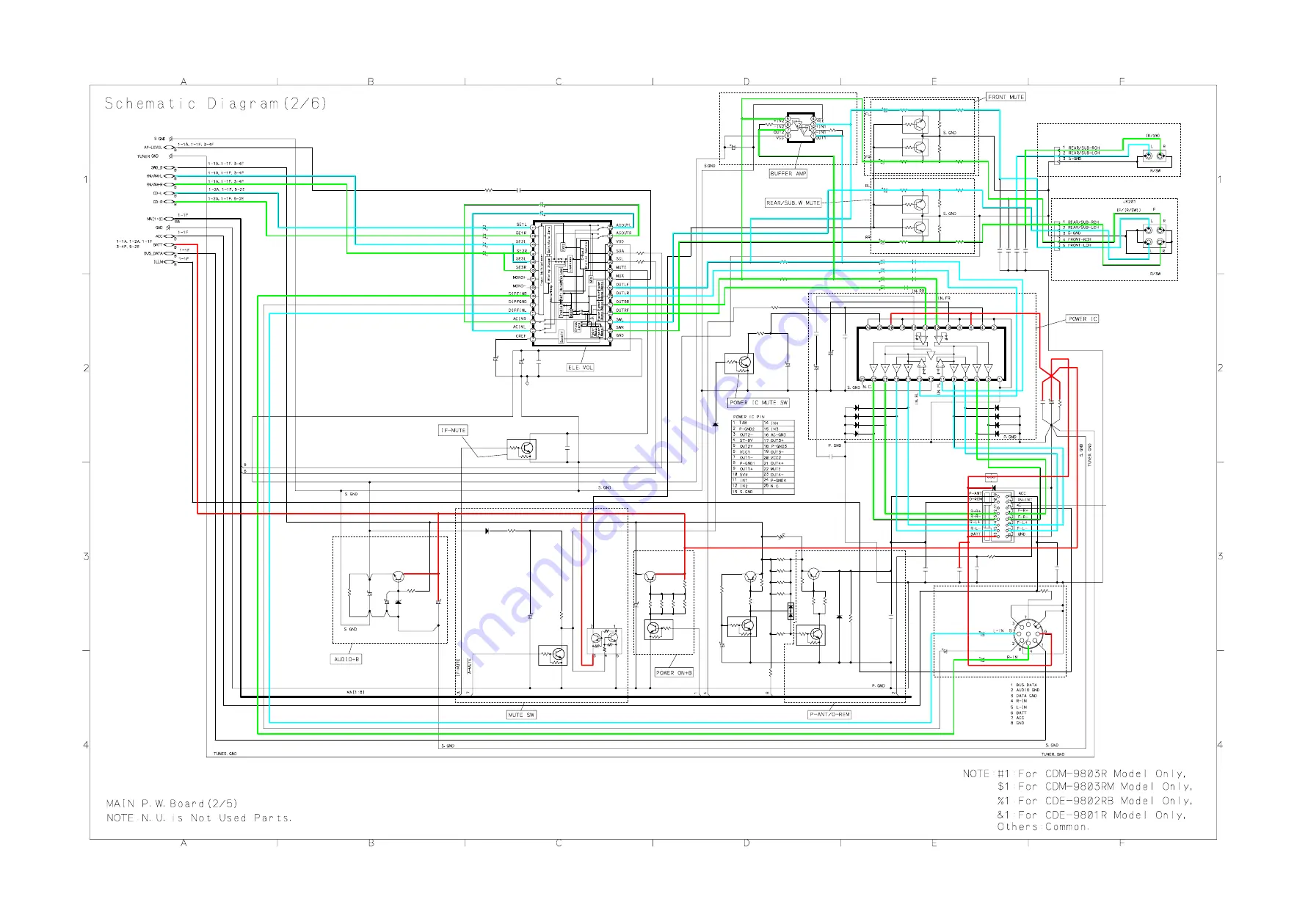 Alpine CDM-9801R Service Manual Download Page 11