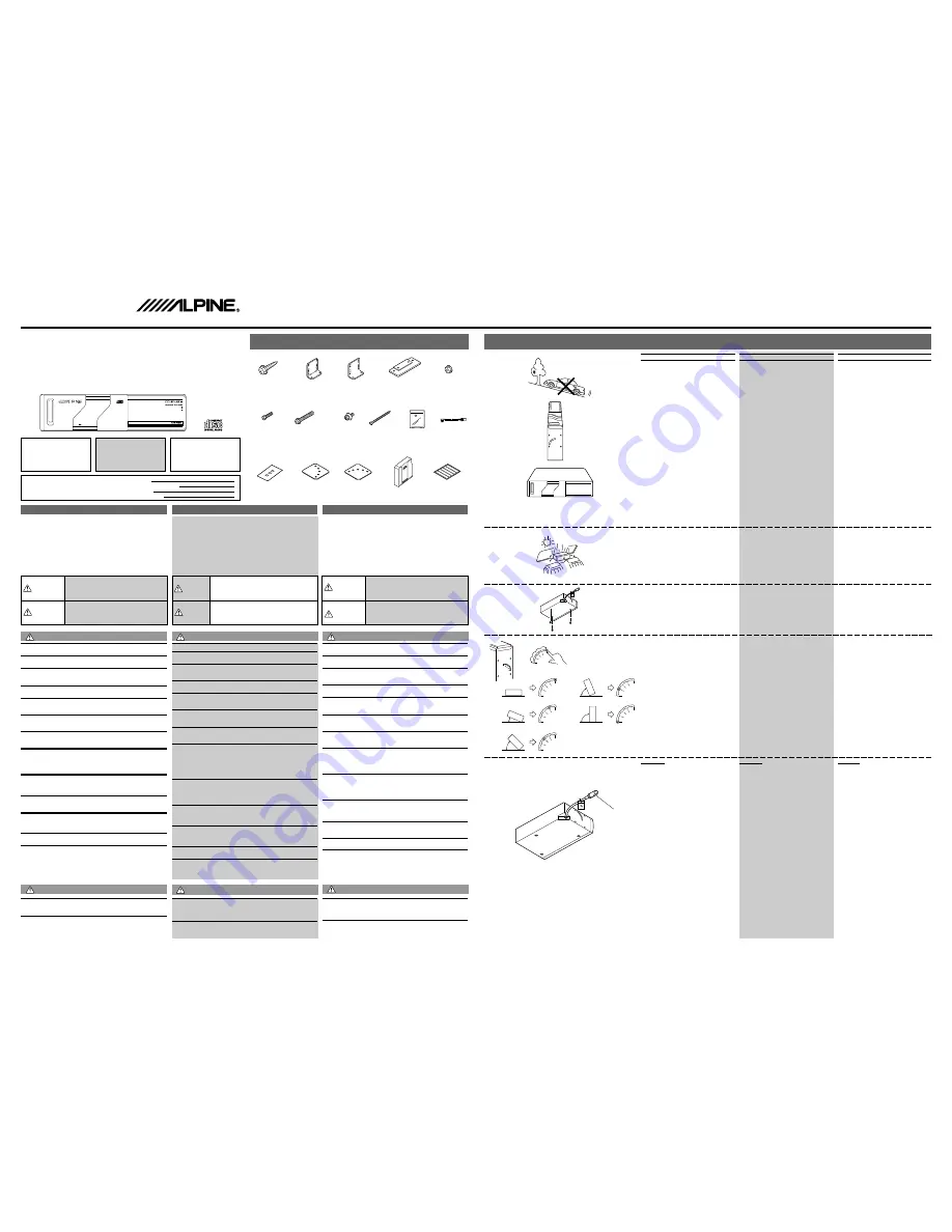 Alpine CHM-S611 Owner'S Manual Download Page 1