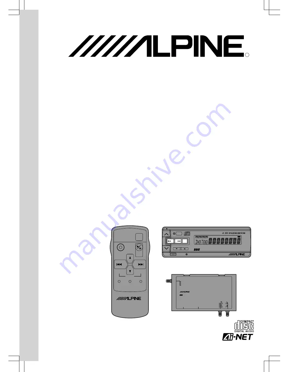 Alpine CRA-1656SP Скачать руководство пользователя страница 1