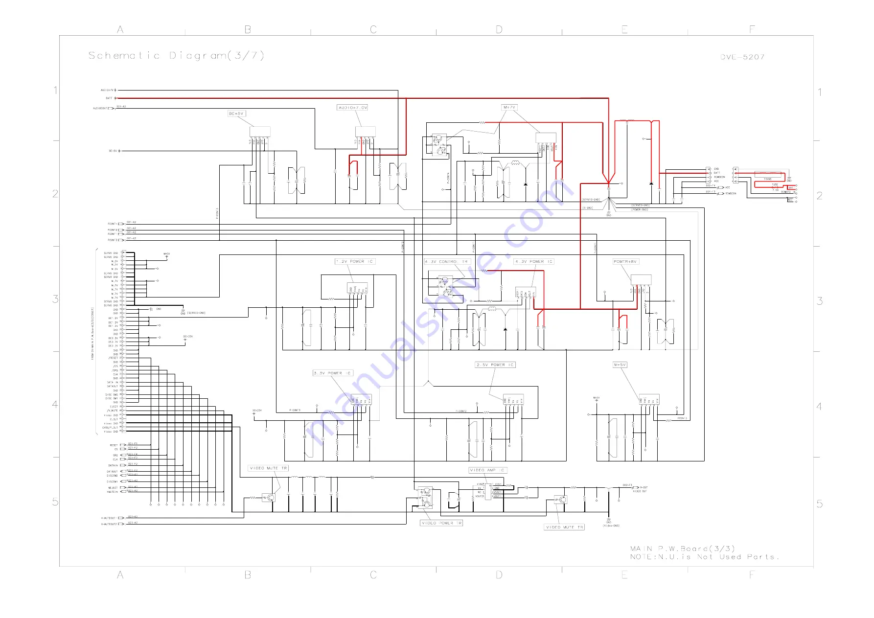 Alpine DVE-5207 Service Manual Download Page 22