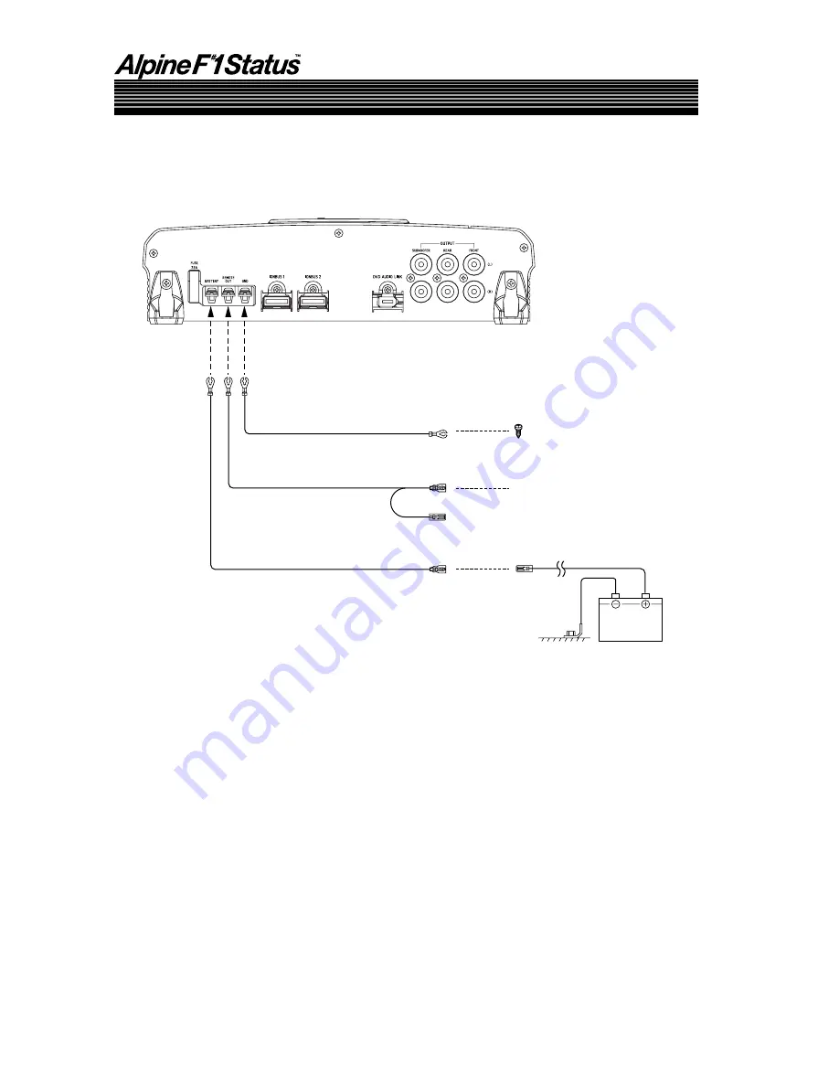 Alpine F1 Status DAI-C990 Owner'S Manual Download Page 12