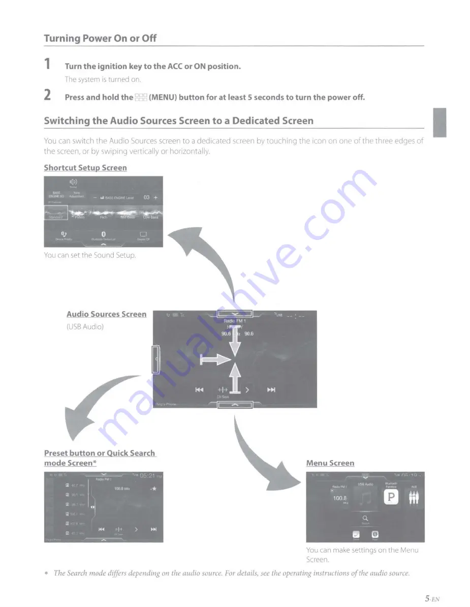 Alpine HALO9 iLX-F309 Quick Reference Manual Download Page 7