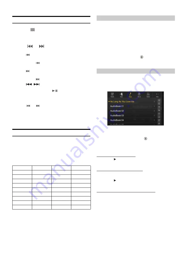 Alpine HALO9 iLX-F309 Quick Reference Manual Download Page 73